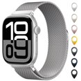 thumbnail image 1 of Correa de reloj OULUOQI de malla de acero inoxidable Apple 38-49 mm, 1 of 7