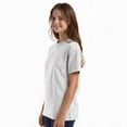 thumbnail image 4 of Couver Boys Cotton Active Short Sleeve Crewneck Shirt 1 Piece, Ash, Large, 4 of 7