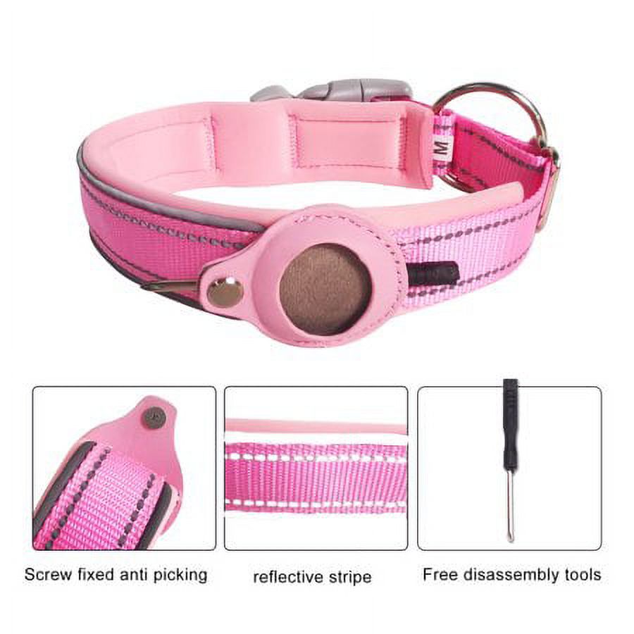 PERCEN Reflective AirTag Dog Collar with Padded Design photo 6