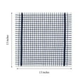 thumbnail image 3 of Arkwright Classic Checkered Dishcloth 8-Pack, Cotton Kitchen Dish Cloths, 13x13 in., Blue and White Check Pattern, 3 of 5