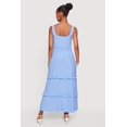 thumbnail image 3 of Women's Smocked Waist Ruffle Trim Midi Dress, 3 of 3