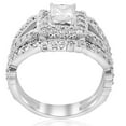 thumbnail image 3 of Silvago Jewel 14K White Gold Plated Diamond Ring - Princess Cut Excellent 1.2 Ct Diamond Ring For Women's - Bridal Diamond Jewellery Engagement Rings for Her - Classic Engagement Rings for Her, 3 of 3