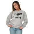 thumbnail image 4 of Inspirational Positive Saying Endless Women Plus Size Crewneck Sweatshirt Brisco Brands 3X, 4 of 5