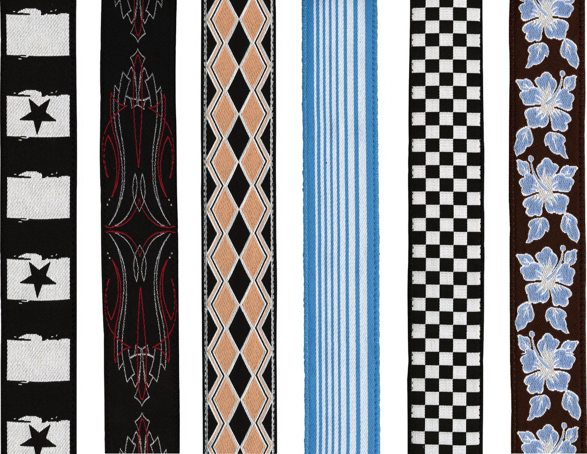 Woven Guitar Strap, Check Mate