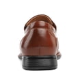 thumbnail image 4 of Mocasines Clásicos de Punta Cuadrada para Hombre Bruno Marc en Marrón, 4 of 7