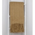 thumbnail image 4 of Luxury  Brown Handloomed Throw Blanket, 4 of 4