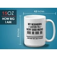 thumbnail image 6 of Musician Mug White 15oz - Very Good Music - Piano Player Pianist Artist Musician Music Lover, 6 of 7