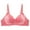 Hot Pink, variant on Women's Plus Size Bra Lace Comfort Cotton Bralette Push Up Wireless Support Lingerie Full Coverage Minimizer Bra for Bigger Bust Ladies Everyday Bars Gathering Breathable Underwear Ladies Size 44
