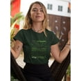 thumbnail image 2 of Abstract Space Rave Style T-Shirt Women -Image by Shutterstock, Female Small, 2 of 4