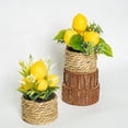 thumbnail image 4 of 1 Pc Artificial Lemon Tree with Woven Basket, Lemon Decor for Kitchen Table, Countertop, Bedroom, Office, Spring Summer Home Decoration, 4 of 4
