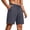 AB253 Dark Gray, variant on Workout Shorts For Mens Solid Color Elastic Waist Straight Leg Shorty Classic Soft Male Summer Athletic Sport Shorts Black Size Xxl