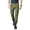thumbnail image 1 of Ma Croix Mens Cargo Pants with Utility Belt Multi Purpose Pocket Lightweight Relaxed Straight Fit Twill Cotton Work Outdoor, 1 of 3