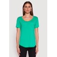 thumbnail image 2 of Women's Scoop Neck Pocket T Shirt, 2 of 4