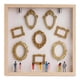 thumbnail image 2 of Kit de marco de caja de sombra resistente con silueta de mini museo para bricolaje, ideal para bodas en casa Madera, 2 of 9
