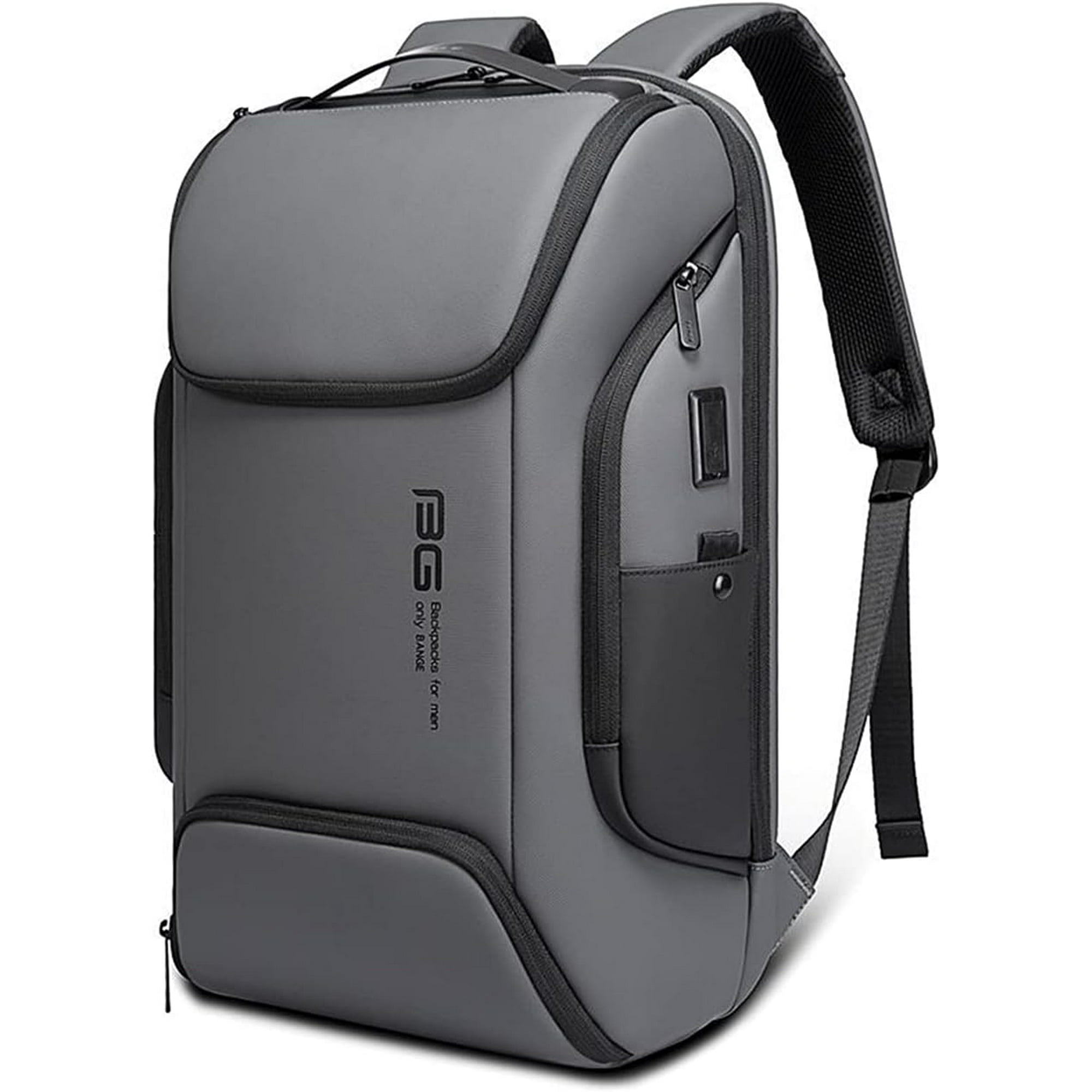 B Bag Business Smart Laptop Backpack Men s Anti Theft Backpack 15.6 Inch Laptop Bag Weekender Carry On Backpack Grey A Walmart