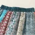 thumbnail image 6 of WRKEKC Long Skirts for Women Summer, Summer Skirts for Women, Women's Summer High Elastic Waist Lace Floral Printed and Double Layer A-Line Skirt, 6 of 10