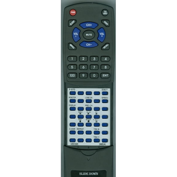 Replacement Remote for SAMSUNG AA59-10026E, RTAA5910026E, AA5910026E, CXD1934, CXE1331, CXB1334, TVN6350, CXD1933, TVN3350CA, TVN5054, CXF0933, CXF09