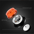 thumbnail image 2 of Luz LED de techo amarilla para automóvil, luz de advertencia de tráfico de 9-30 V, luz estroboscópica redonda giratoria, luz de cúpula para autobús escolar de ingeniería, 2 of 5