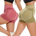 thumbnail image 3 of Yanyanz Yoga Pants Women,Women'S Shorts Athletic Booty Shorts Yoga Shorts Gym Shorts Tummy Biker Shorts High Waisted Pants for Women Tights for Women Clearance Green S, 3 of 8