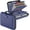 Blue, variant on Fireproof Locking Document Organizer with Hard-Shell Case, 13-Pocket Accordion Folder, Portable Travel Safe for Files, Laptop, and Important Papers