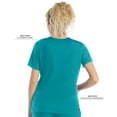 thumbnail image 2 of Landau ProFlex Tailored Fit Comfort Stretch 3-Pocket Scrub Top for Women 4160, 2 of 5