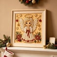 thumbnail image 5 of DIY Christmas Pearl Diamond Painting Art Kit with Frame, Santa Pearl Beads Art Craft for Adults Beginners, Gemstone Diamond Dots Beads for Home Wall Decor(E), 5 of 7