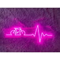 thumbnail image 2 of Glowneon Bicycle Neon Signs, Custom Led Sign, 2 of 4