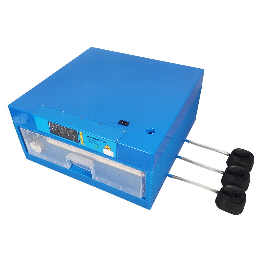 64 Bird Egg Incubators with Temperature and Humidity Dual Display 110V