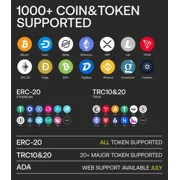 SecuX V20 Crypto Hardware Wallet- Infineon CC EAL5+ Secure Element, Bluetooth, Cross-platform,2.8 Color Touchscreen;BTC, ETH, BNB, BSC, ADA, XRP, DOGE, BCH, LTC, XLM; ERC-20/TRC-10,20/BEP-20 Tokens
