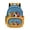 Blue - Cute Cartoon Cat, variant on DISNIMO Cute Leopard Print 17 Inch Boys Girls School Backpack, Sturdy Lightweight Kids Bookbag with Adjustable Shoulder Straps for Students Daily Use