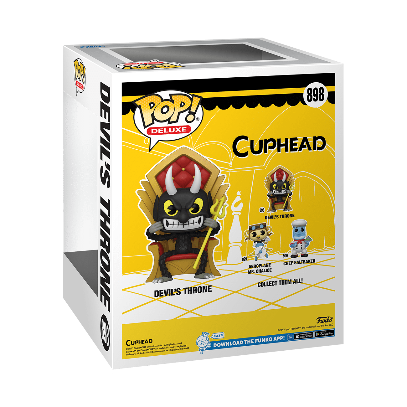 Funko Pop! Deluxe: Cuphead - Devil in Chair Vinyl Figure