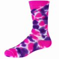thumbnail image 4 of COUVER Women's Patterned Crew Socks Tie-dye Size 9-11 6 Pairs (12 Count), 4 of 6
