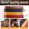 thumbnail image 4 of Solid Wood Flower Arrangement New Chinese Style Hydroponic Plant Stand Wall-Mounted Hydroponic Simple Wall Pendant, 4 of 5