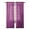 Deep Purple, variant on Slopehill White Solid Print Sheer Curtains, 40 in x 80 in