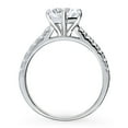 thumbnail image 4 of BERRICLE Sterling Silver Solitaire Wedding Engagement Rings 2 Carat Round Cut Cubic Zirconia CZ Promise Ring for Women, Rhodium Plated Size 8.5, 4 of 9