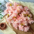 thumbnail image 3 of Artificial Flowers Cherry Blossom Branches Inch Fake Silk Cherry Blossom Flowers Arrangements for Wedding Party Home Decoration (Champagne,3Pack), 3 of 5