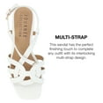 thumbnail image 2 of Journee Collection Womens ALORRA Vegan Leather Open Toe Flatform Sandals, 2 of 6