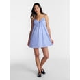 thumbnail image 2 of No Boundaries Poplin Mini Sundress, Women's XXS - XXL, 2 of 5