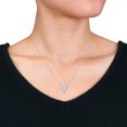 thumbnail image 6 of Everly Women's Diamond 14k White Gold Necklace, 6 of 8