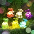 thumbnail image 4 of Easter Rabbit String Lights, Battery Powered Waterproof Bunny Decorative Lights, Indoor Outdoor Easter Decor for Home Bedroom Window Tree Wedding Party(2m20lights), 4 of 5
