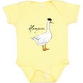 thumbnail image 3 of Inktastic French Goose Says Honque Boys or Girls Baby Bodysuit, 3 of 5