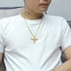 thumbnail image 1 of Xihbxyly Collar con Colgante de Aleación, Estilo Diamantes de Imitación, Cadena Cubana de Oro Estilo Hip Hop de Miami, Accesorio de Moda Único, Ropa Informal para Fiestas, Idea de Regalo Moderna, Dis, 1 of 7