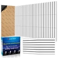 thumbnail image 1 of Paneles de pared insonorizados BSHEAD de 2 capas, plegables, 60 x 30 x 1 cm, paquete de 8, 1 of 6