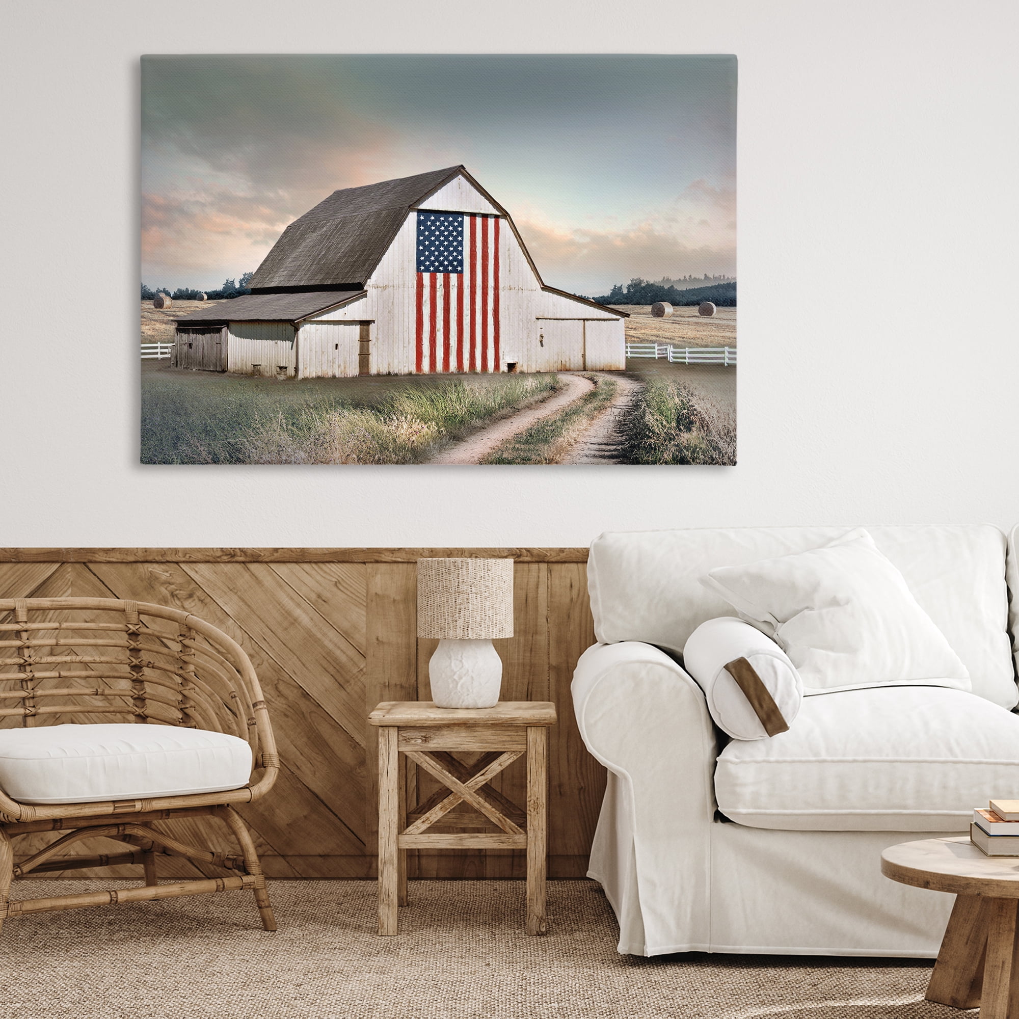 Stupell Industries Land That I Love Barn Canvas Wall Art, design by CAD Designs