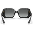 thumbnail image 3 of Burberry 4327 Delilah Sunglasses 300111 Black, 3 of 5