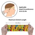 thumbnail image 4 of Picia Dancing African Women Print Mens Running Headband,Mens Sweatband Sports Headband for Running,Cycling,Basketball,Yoga,Fitness Workout, 4 of 9