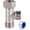 1/2DG, variant on 1/2" Chrome Brass Tee, Brass Chrome 3-Way Shower Diverter Valve, 1/2" Male x 1/2" Male x 1/2" Female Tee, 1/2" Tee for Shower Arm, Angle Valve, Bidet, and Sprayer Hose Applications