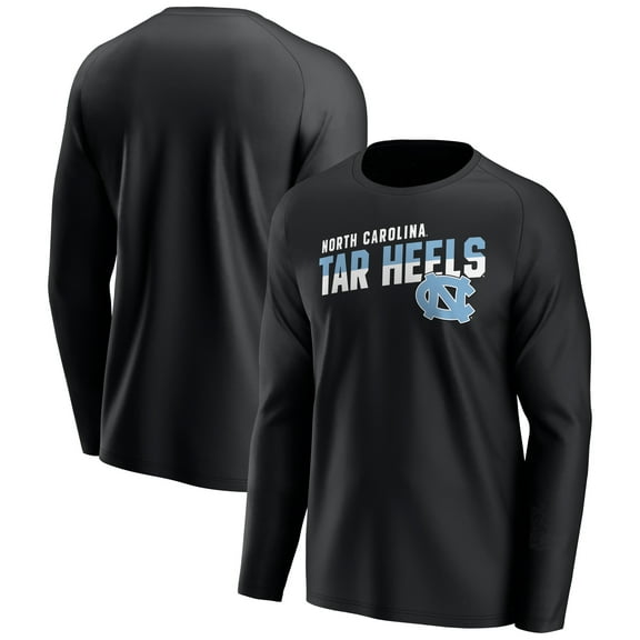Men's Black North Carolina Tar Heels Long Sleeve T-Shirt
