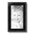 thumbnail image 2 of ArtToFrames 6" x 11" Black Engraved Edges Picture Frame, 6x11 inch Black Wood Poster Frame (WOM-4055), 2 of 8