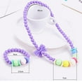 thumbnail image 4 of Collier pour Enfants Créatif Mode Collier de Perles Bijou Collier avec Bracelet, 4 of 10